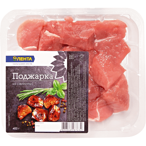 Свинина ЛЕНТА FRESH поджарка охл