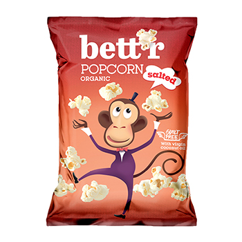 

Попкорн Bettr с морской солью на кокосовом масле 60г, Болгария