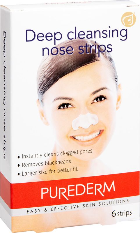 

Полоски для носа Purederm Для глубокого очищения пор 6 шт