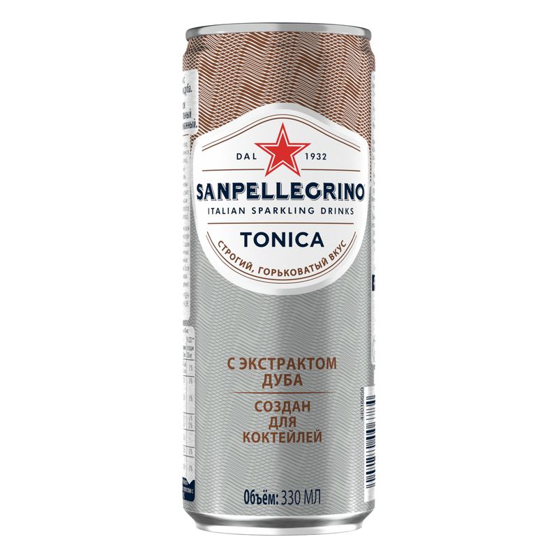 

Напиток Sanpellegrino Тоник с экстрактом дуба 330 мл