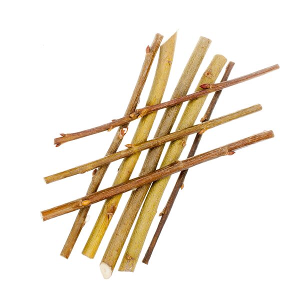 Мир чудес лакомство для грызунов Веточки Ива, 8 шт