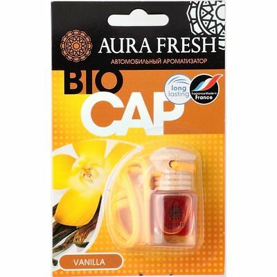 Ароматизатор Aura Fresh Bio Cap с тестером аромата Vanilla