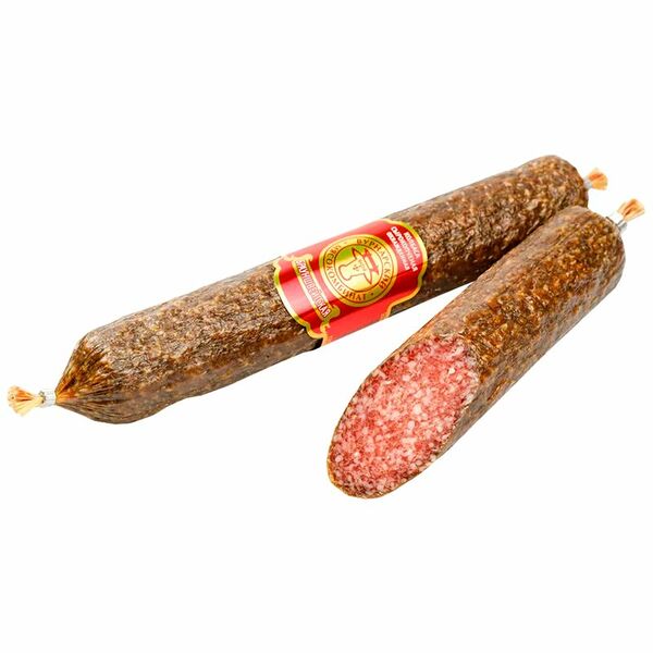 Колбаса сырокопчёная Вурнарский МК Брауншвейгская высшего сорта