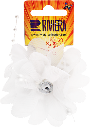 Резинка для волос RIVIERA текстиль 44002 (Китай)
