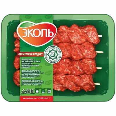 Люля-кебаб Эколь бараний охлажденный 400 г