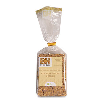 Хлебцы Baker House Скандинавские овсяные цельнозерновые