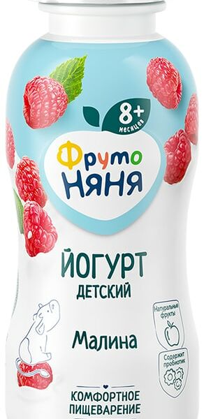 Йогурт ФрутоНяня Малина 2.5% с 8 месяцев 200г