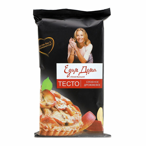 Тесто Едим Дома слоеное дрожжевое