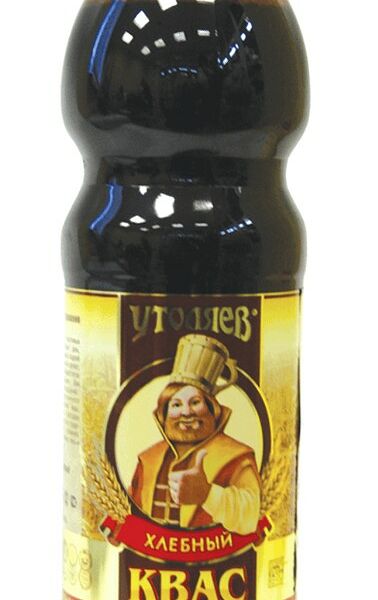 Квас УТОЛЯЕВ Хлебный фильтрованный пастеризованный, 1.5л