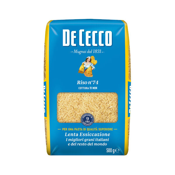 Макаронные изделия De Cecco из тв сорт пшеницы Рисо-74 500г