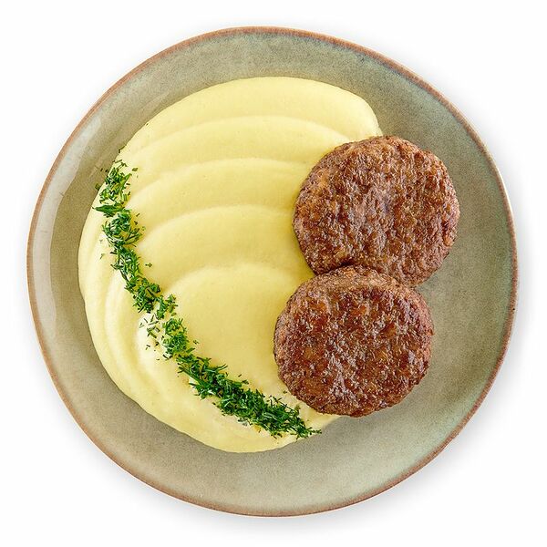 Биточки мясные с картофельным пюре Шеф Перекрёсток, 300г