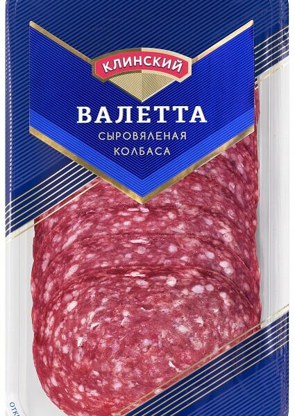 Колбаса Клинский Валетта сыровяленая нарезка 85г