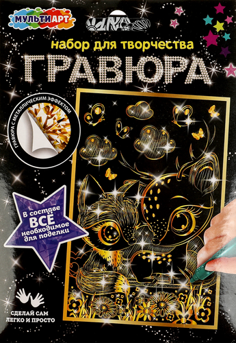 

Набор для творчества Мультиарт гравюра, в ассортименте