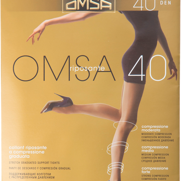 Колготки женские OMSA 40 den caramello 4