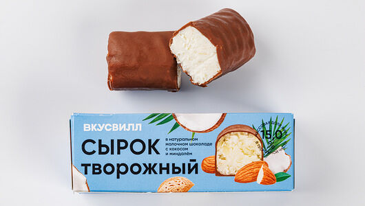 Сырок творожный с кокосом и миндалем 15%