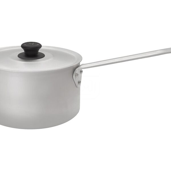 Кастрюля-ковш алюминиевая с крышкой