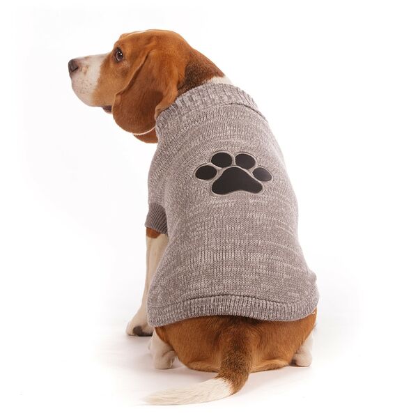 Свитер для собак 25см S серый (унисекс)