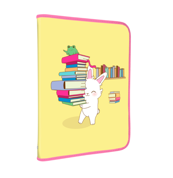 

Папка для тетрадей Colorio А4 на молнии 1 шт., дизайн в ассортименте