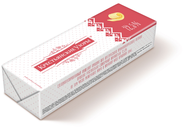 Масло растительно-сливочное 72.5% ТМ Крестьянские Узоры