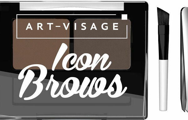 Тени для бровей Art-Visage Icon Brows 102 Брюнет 3.6 г