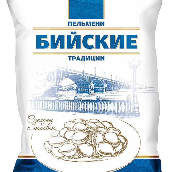 Пельмени Бийские традиции говядина свинина 800 г
