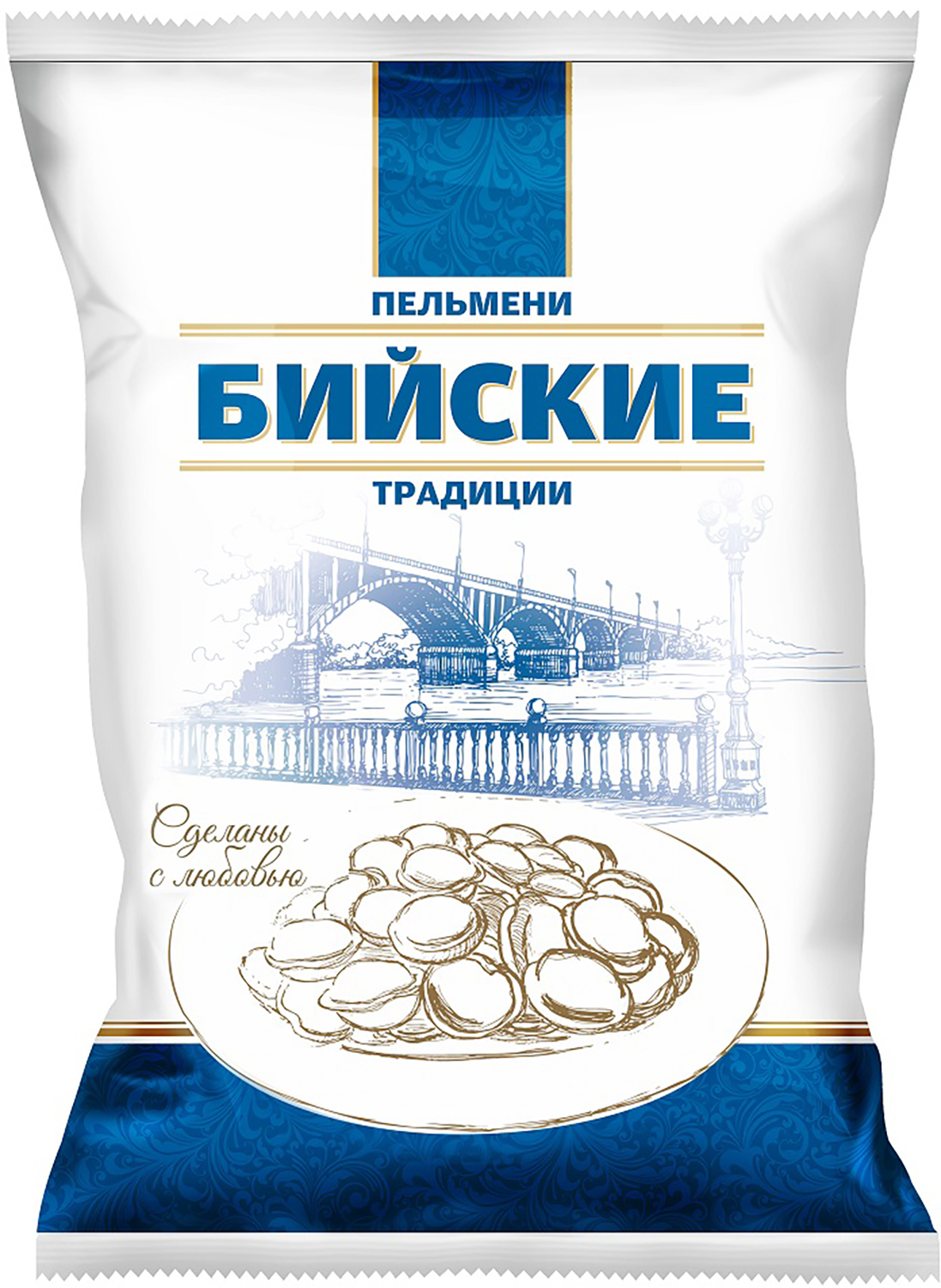 

Пельмени Бийские традиции говядина свинина 800 г