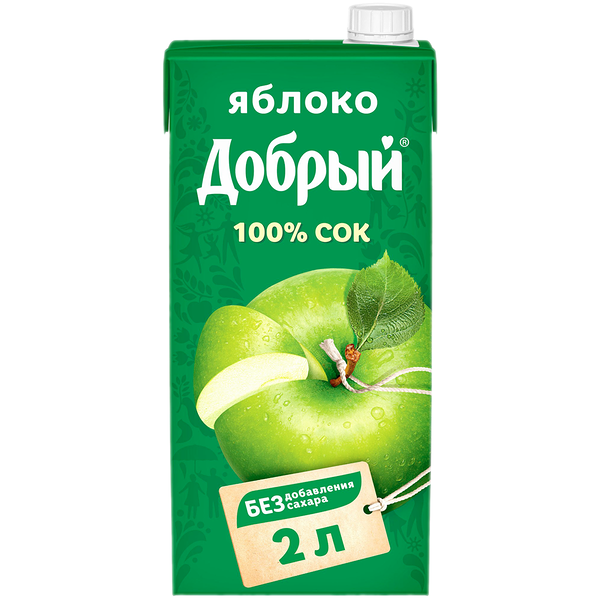 Сок Добрый Яблоко 2 л