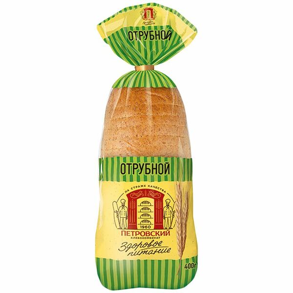 Хлеб Хлебокомбинат Петровский Отрубной в нарезке