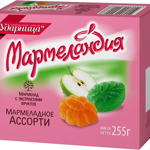 Мармелад Мармеландия Мармеладное ассорти 255г