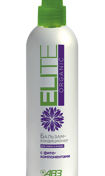 Elite Бальзам-кондиционер Elite Organic для кошек и собак сфитокомпонентами