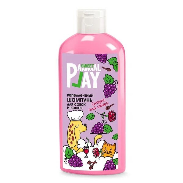 Animal Play Sweet шампунь репеллентный виноград и гвоздика