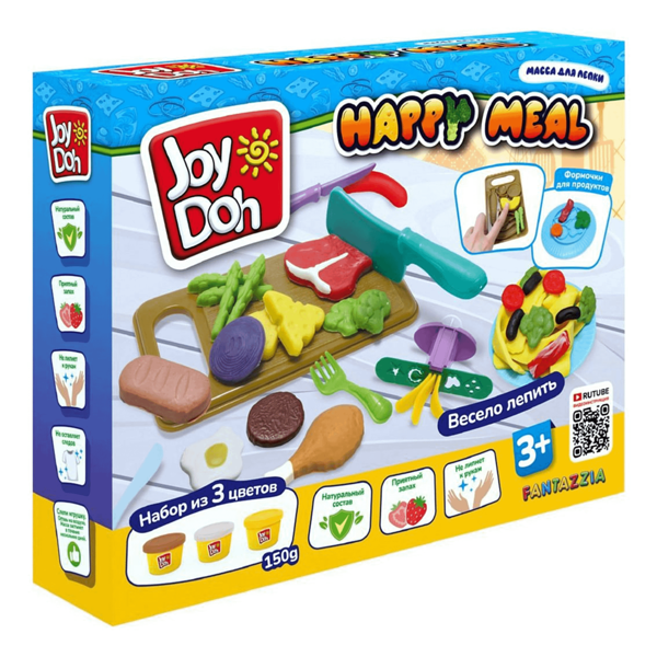 Масса для лепки Joy Doh Happy meal 458 г