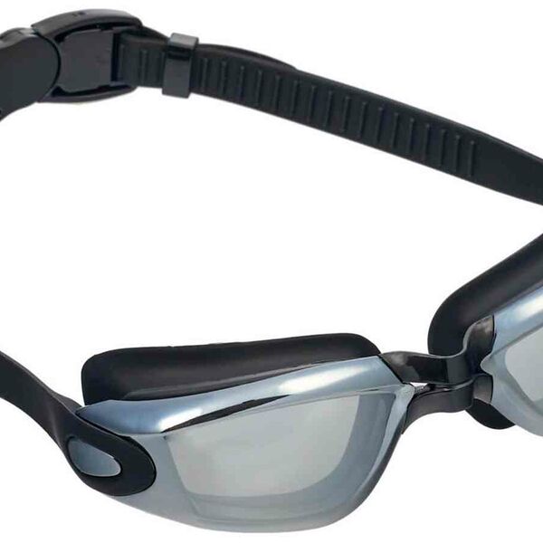 Очки для плавания Bradex Комфорт+ цвет: черный с серым, 16×4×4,5 см