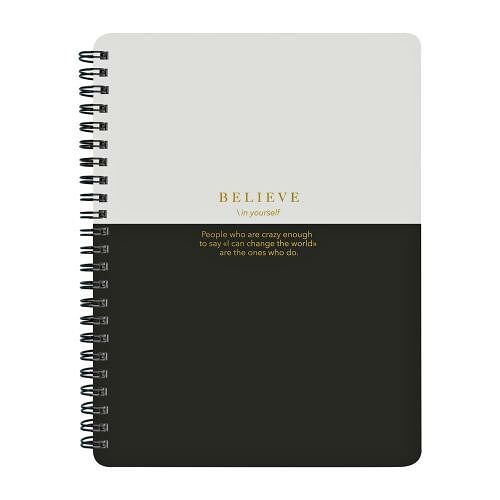 Тетрадь общая BeSmart Oblivion клетка 80л А5 на спирали в ассортименте