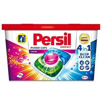 Капсулы Персил Power Caps Color 4in1 для стирки концентрированные 14шт