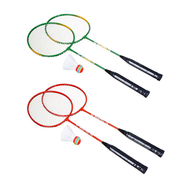 Silapro набор бадминтона (ракетка-2шт; волан-1шт; чехол-1шт) металл, 2 цвета
