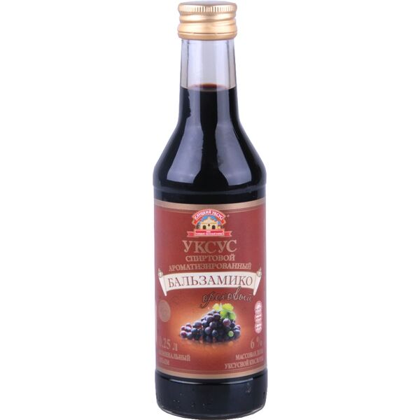 Уксус Бальзамич. ореховый спир. 6% Слуцкий укс. завод 0,25л