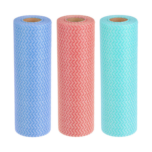 Vetta набор салфеток из вискозы 50шт в рулоне, 25x30см, 35г/кв.м., 3 цвета