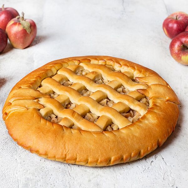 Пирог с яблоком и корицей постный 500 г