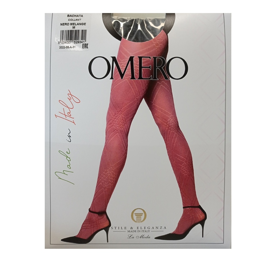 

Колготки Omero Bachata цвет Nero, 100 DEN, размер L, Италия