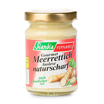 Хрен Scandia Pepparrot тертый ядреный Erich Trapp GmbH & Co 90 г