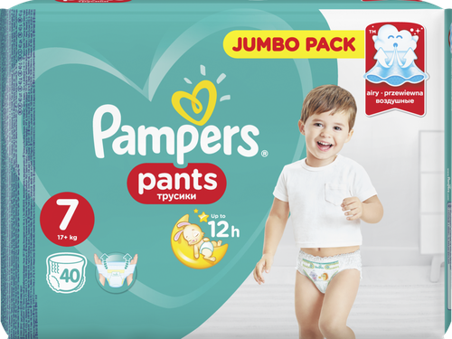 

Трусики-подгузники Pampers 7 17+ кг 40 шт.