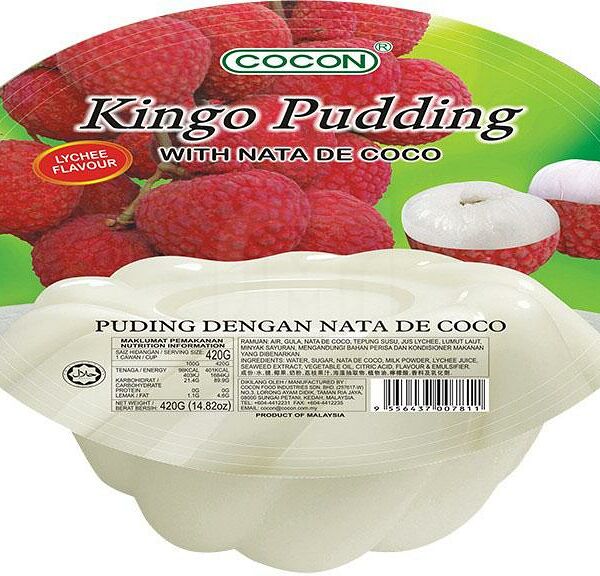 Пудинг Cocon Личи с кусочками фруктов 420г