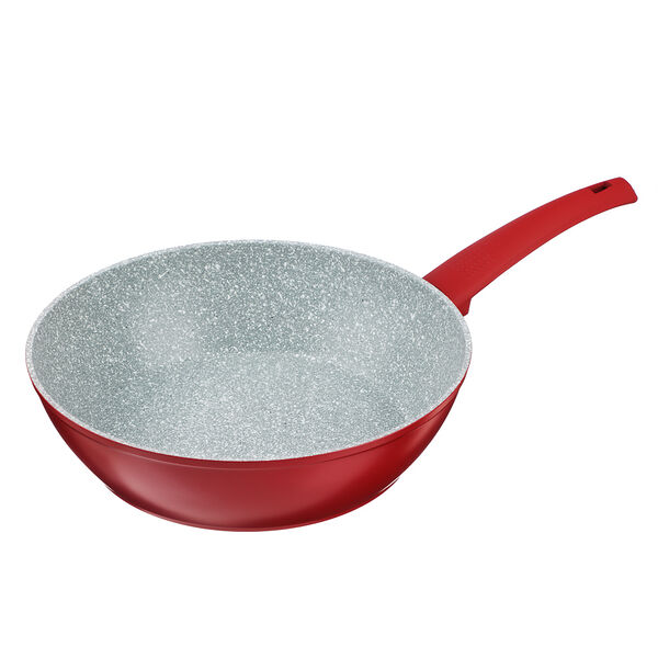 Satoshi верден сотейник литой d=26см, антипригарное покрытие мрамор, индукция