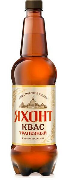 Квас Яхонт Трапезный фильтрованный, пастеризованный, 1.35л
