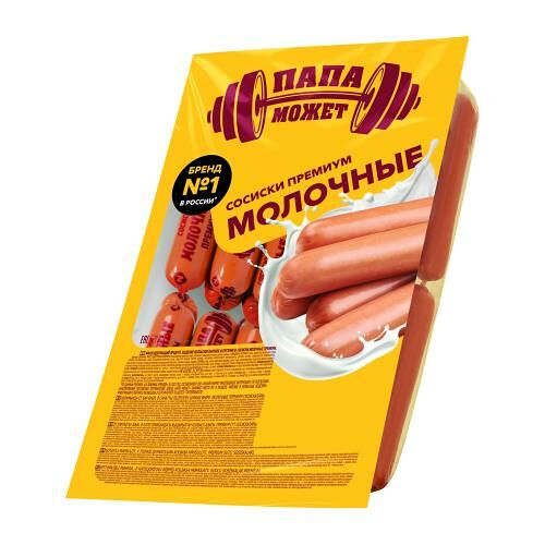 Сосиски Папа может Молочные Премиум вес