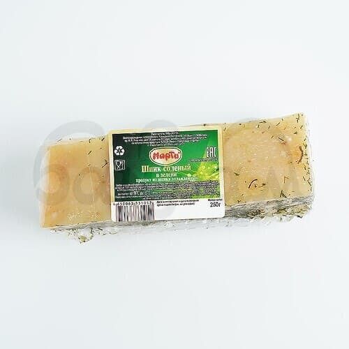 Шпик Марти 250гр в Зелени Соленый охл в/у