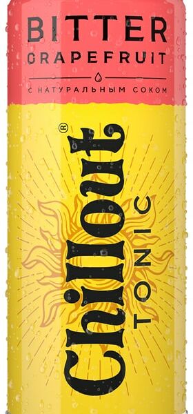 Напиток Chillout Tonic Bitter grapefruit 330мл
