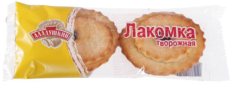 

Булочка АЛАДУШКИН Лакомка творожная 2шт х 60г