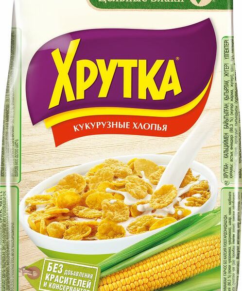 Хлопья кукурузные Хрутка хрустящие 320г